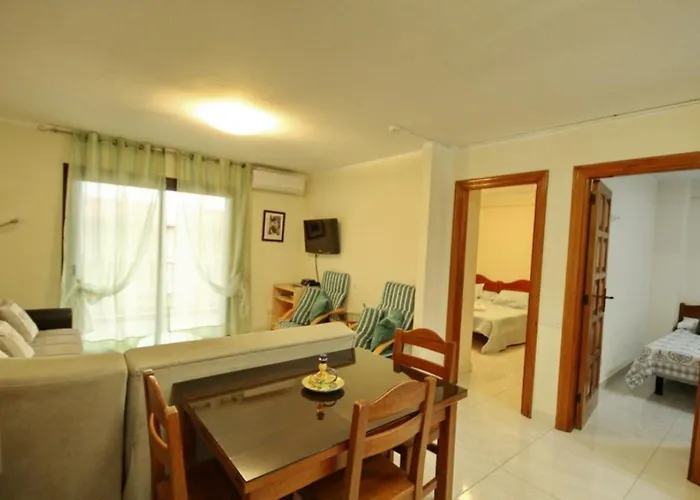 Two Bedroom In Beachfront Complex With Pool In Playa De Américas. *